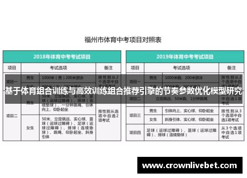 基于体育组合训练与高效训练组合推荐引擎的节奏参数优化模型研究